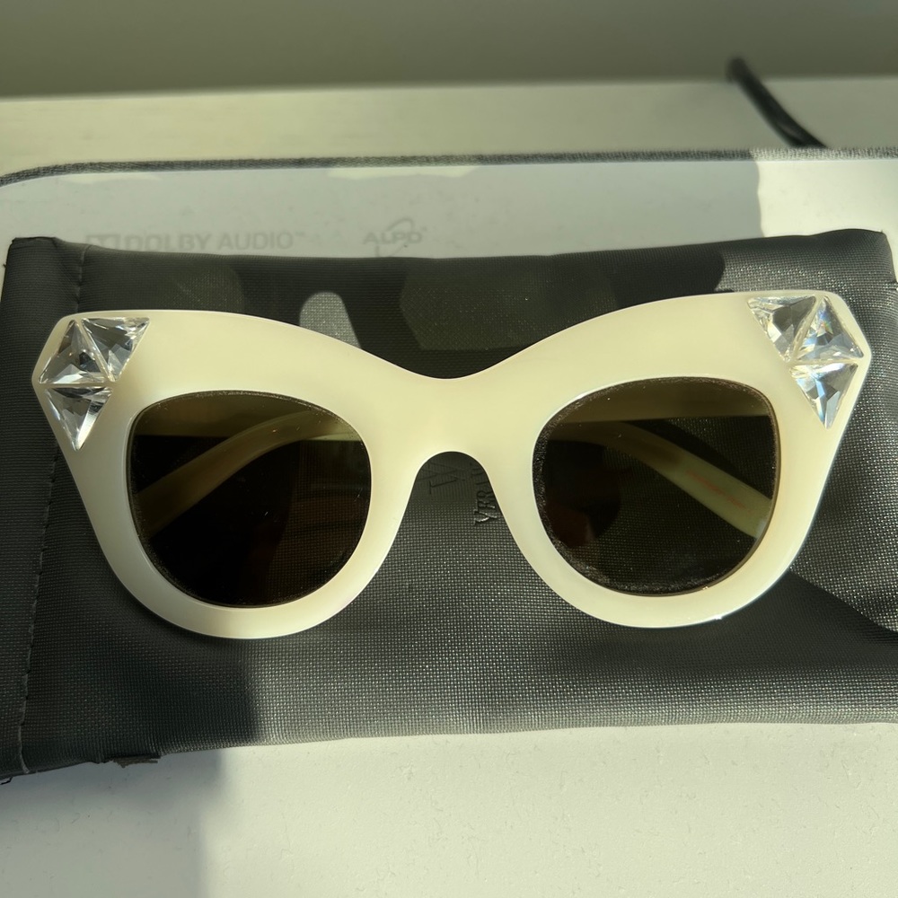 Vera Wang Cat Eye Swarovski Sunglasses